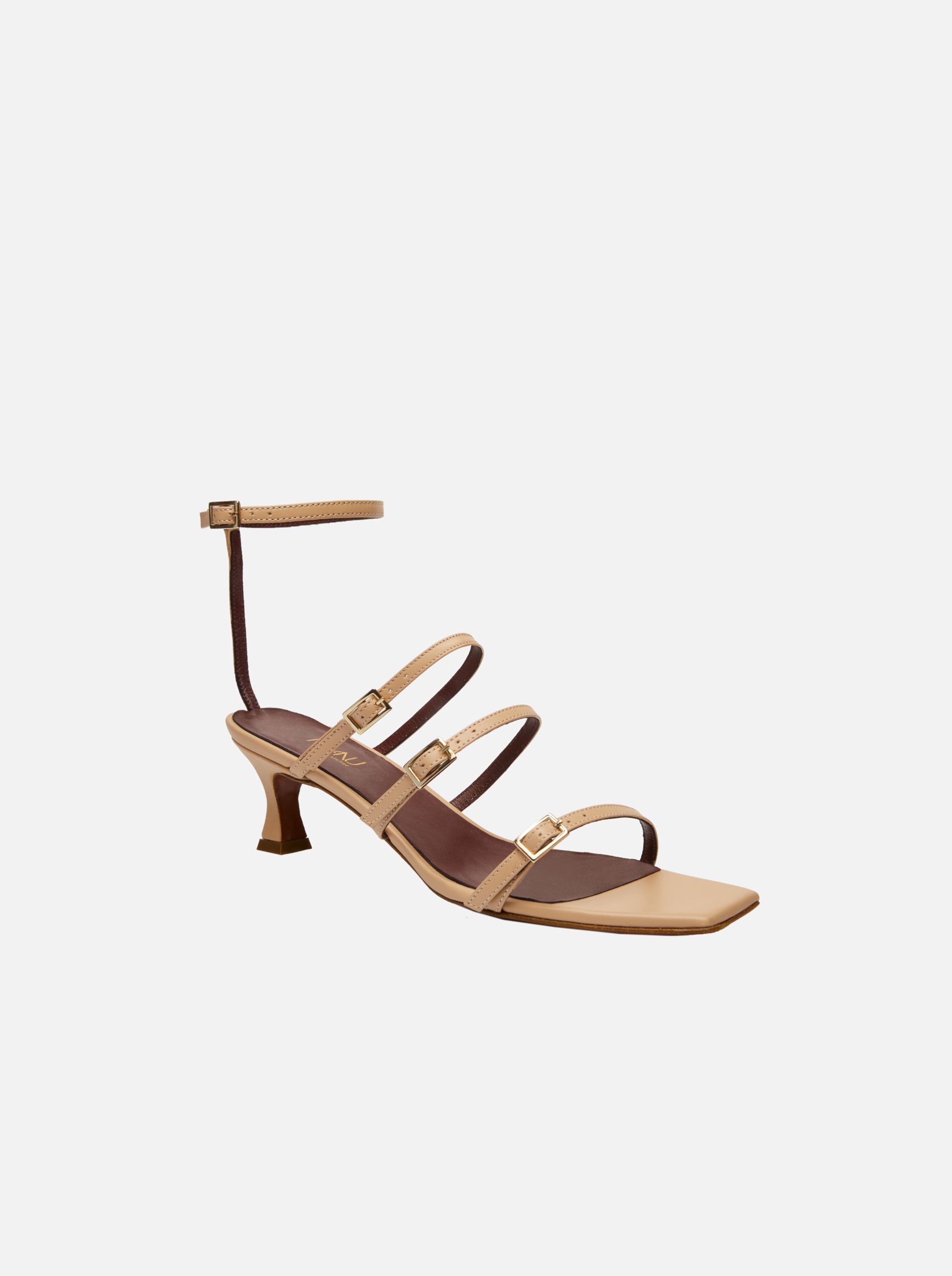 Naomi Sandals Vanilla Soft Front