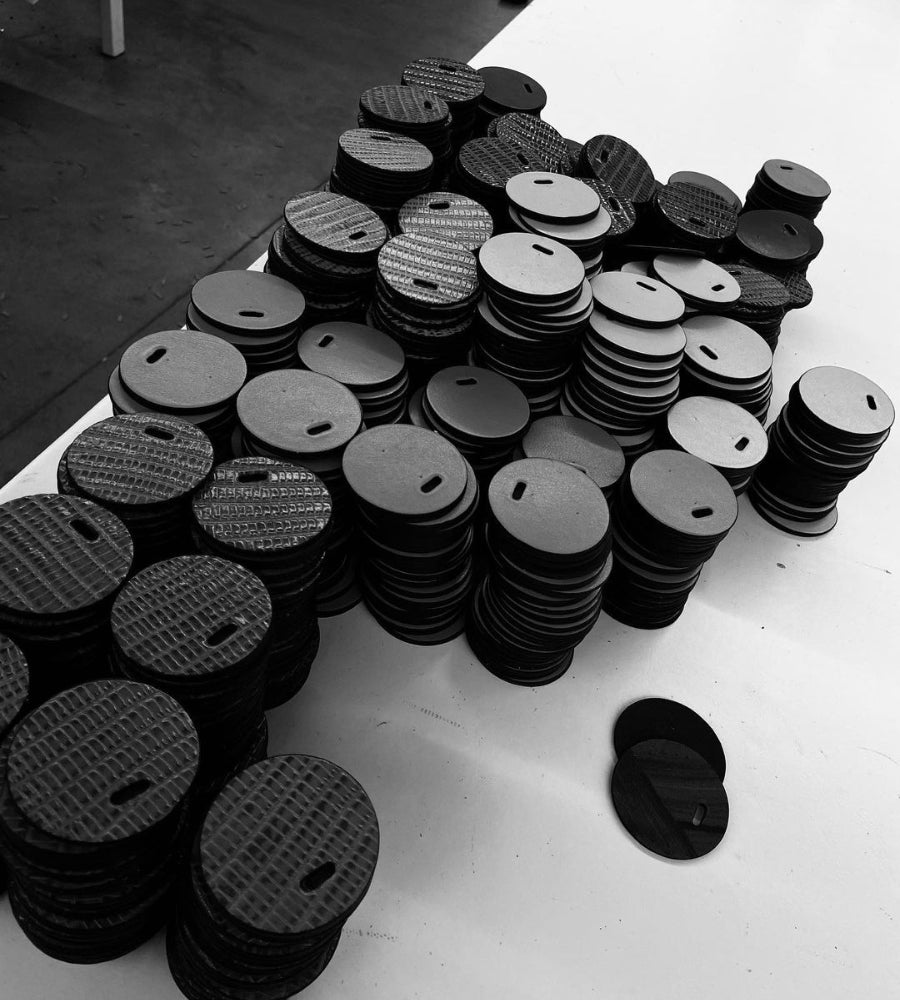 Picture of manufacturing process of Manu Atelier products