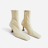 Duck Boots Stretch Vegan Patent Bone