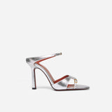 Almond Toe Sandals City Metallic Soft Side