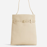 Tote Du Jour Calf Skin Leather Vanilla