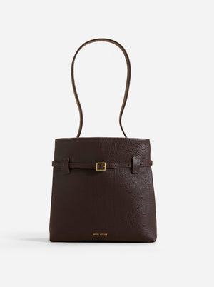 Mini Tote du Jour Deep Brown