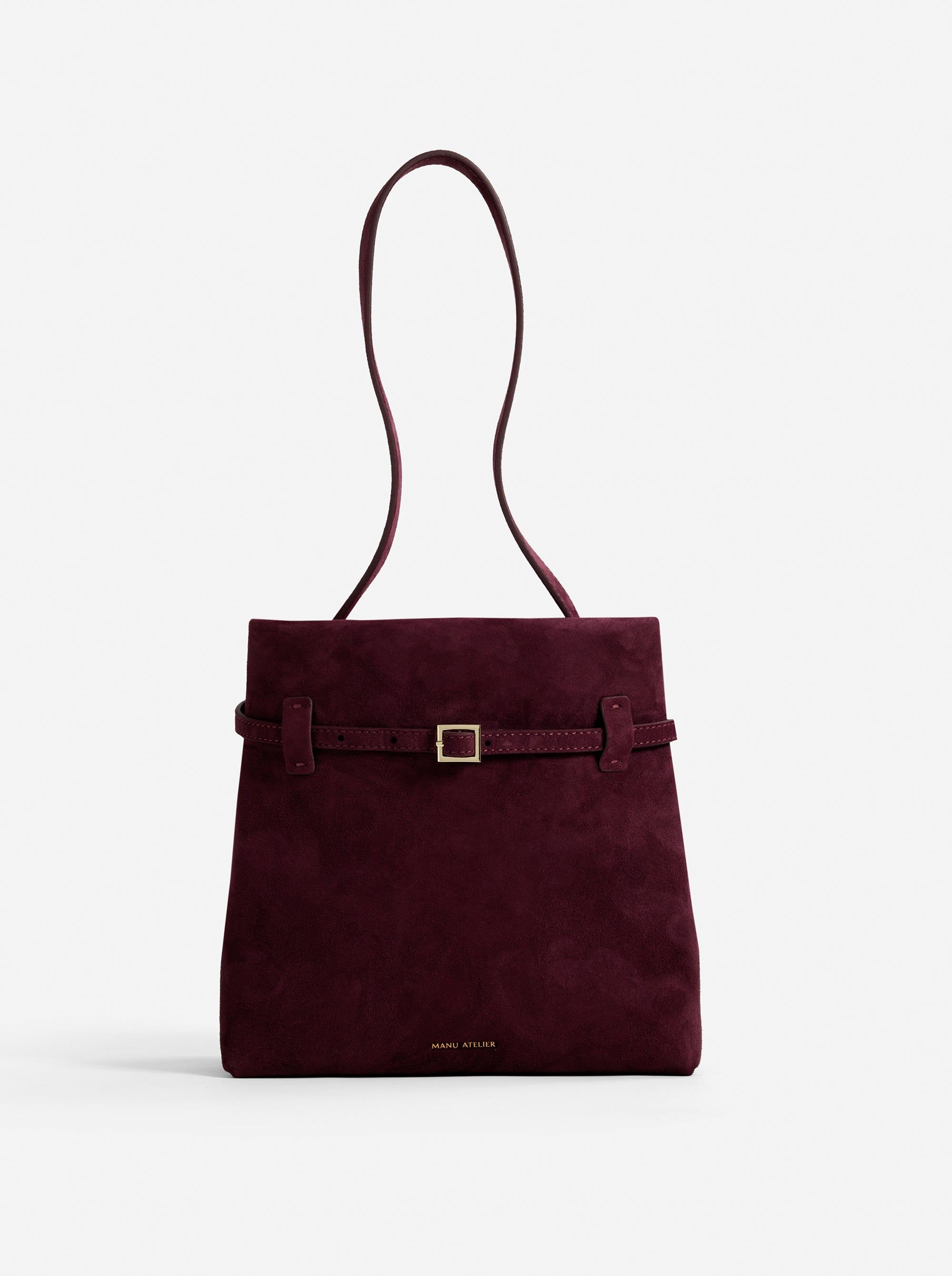 Mini Tote du Jour Suede Merlot