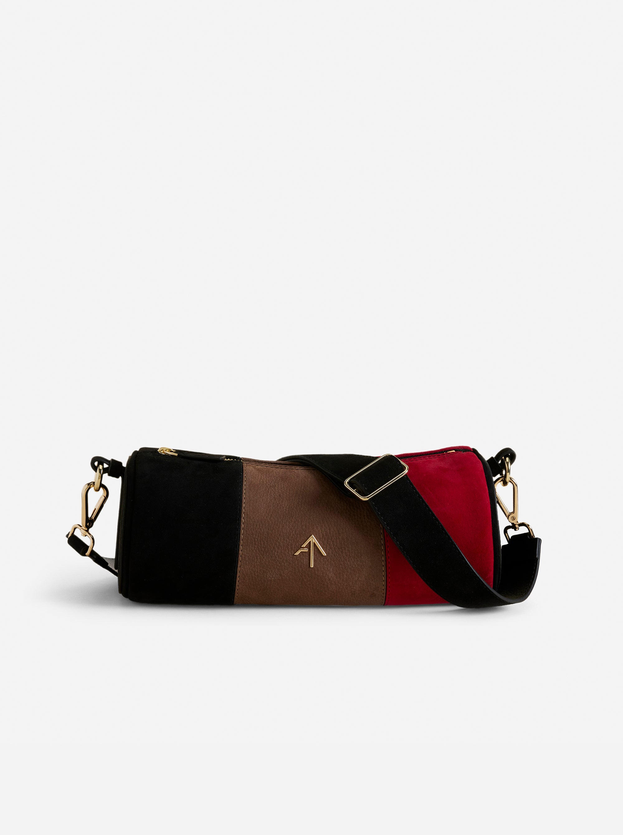 Cylinder Black & Taupe & Red