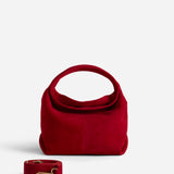Mini Gala Red Suede