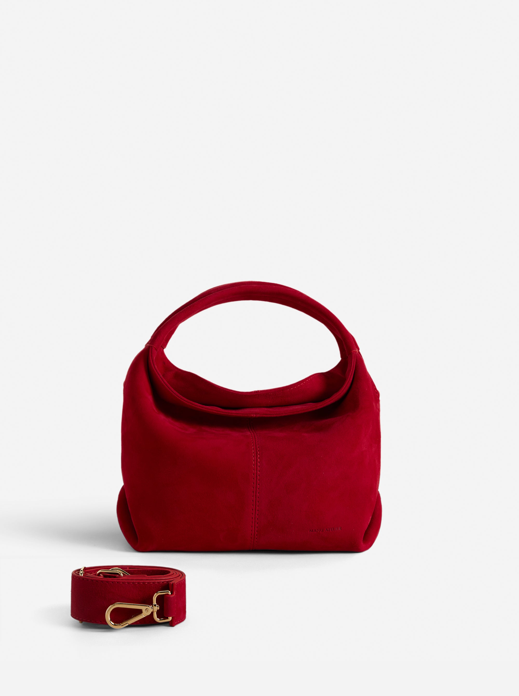 Mini Gala Red Suede