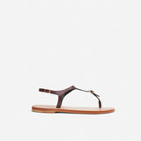 Sandals du Jour Reddish Brown Soft Side