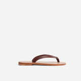 Manu Flip-Flops Reddish Brown Soft Side