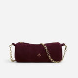 Cylinder Merlot Suede Front