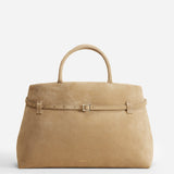 Le Cambon 40 Cachemire Suede Butter Yellow Bag Front