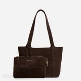 L'Escale Deep Brown Suede Inside