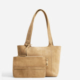 L'Escale Cachemiere Suede Butter Yellow Bag