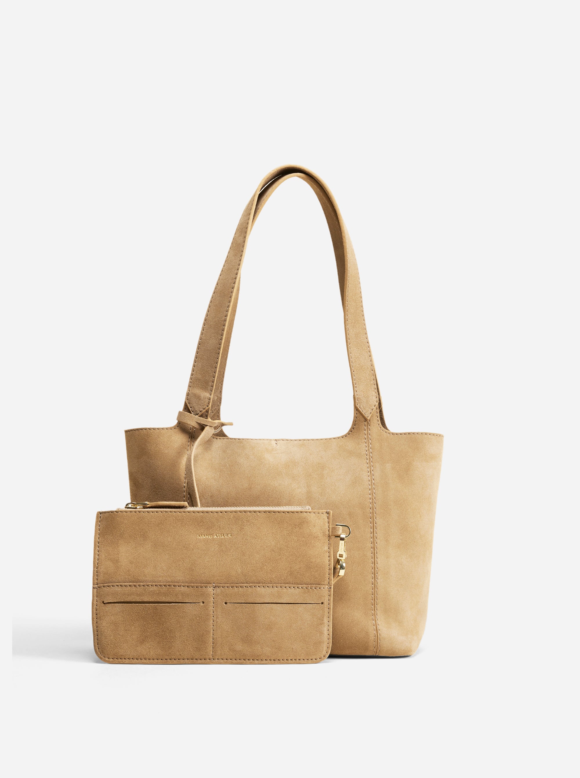 L'Escale Cachemiere Suede Butter Yellow Bag
