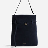 Tote du Jour Dark Navy Suede Open Front