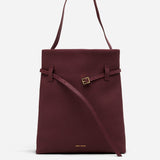Tote du Jour Burgundy Front Open