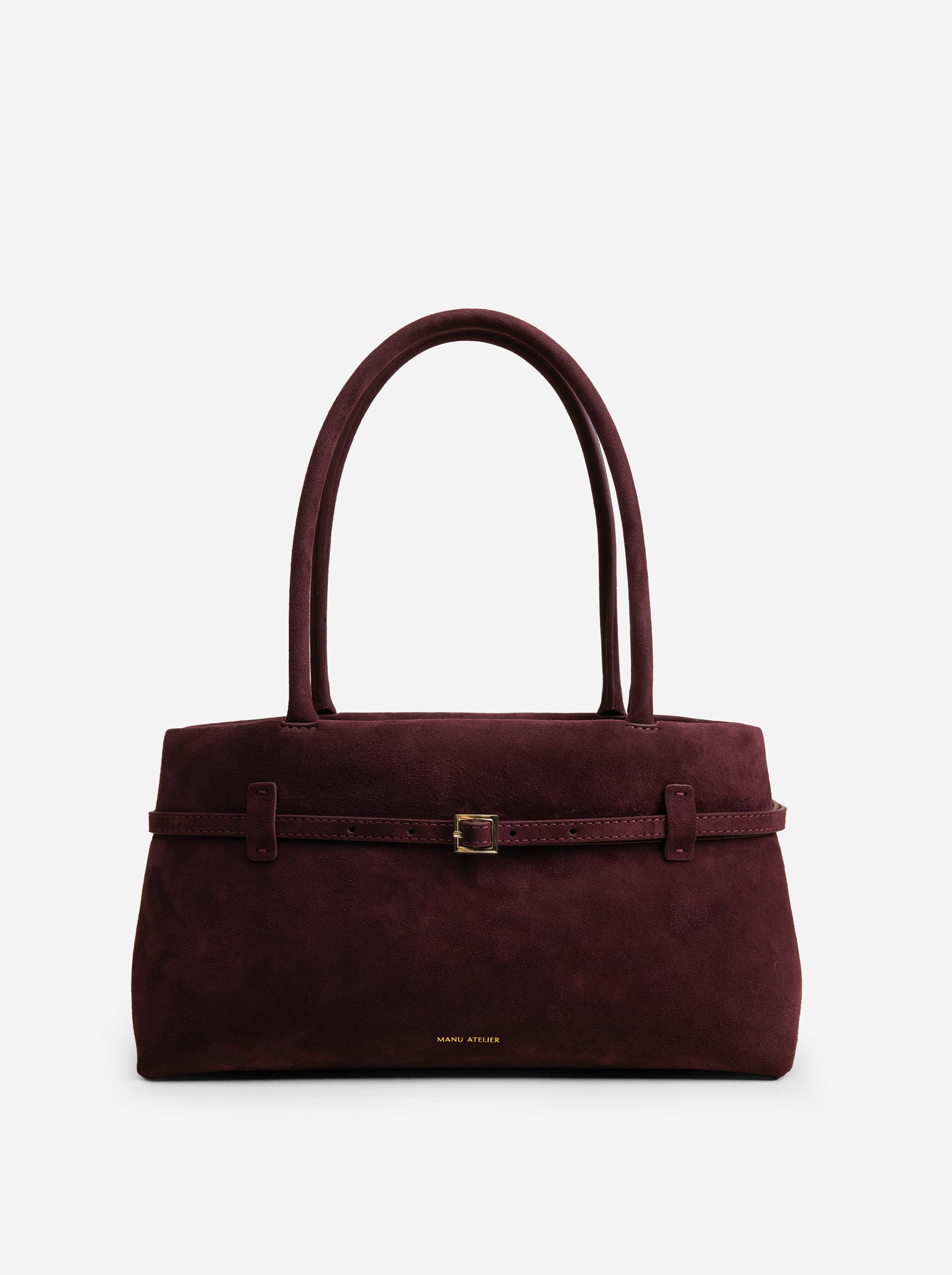 Le Cambon East West Merlot Suede Front