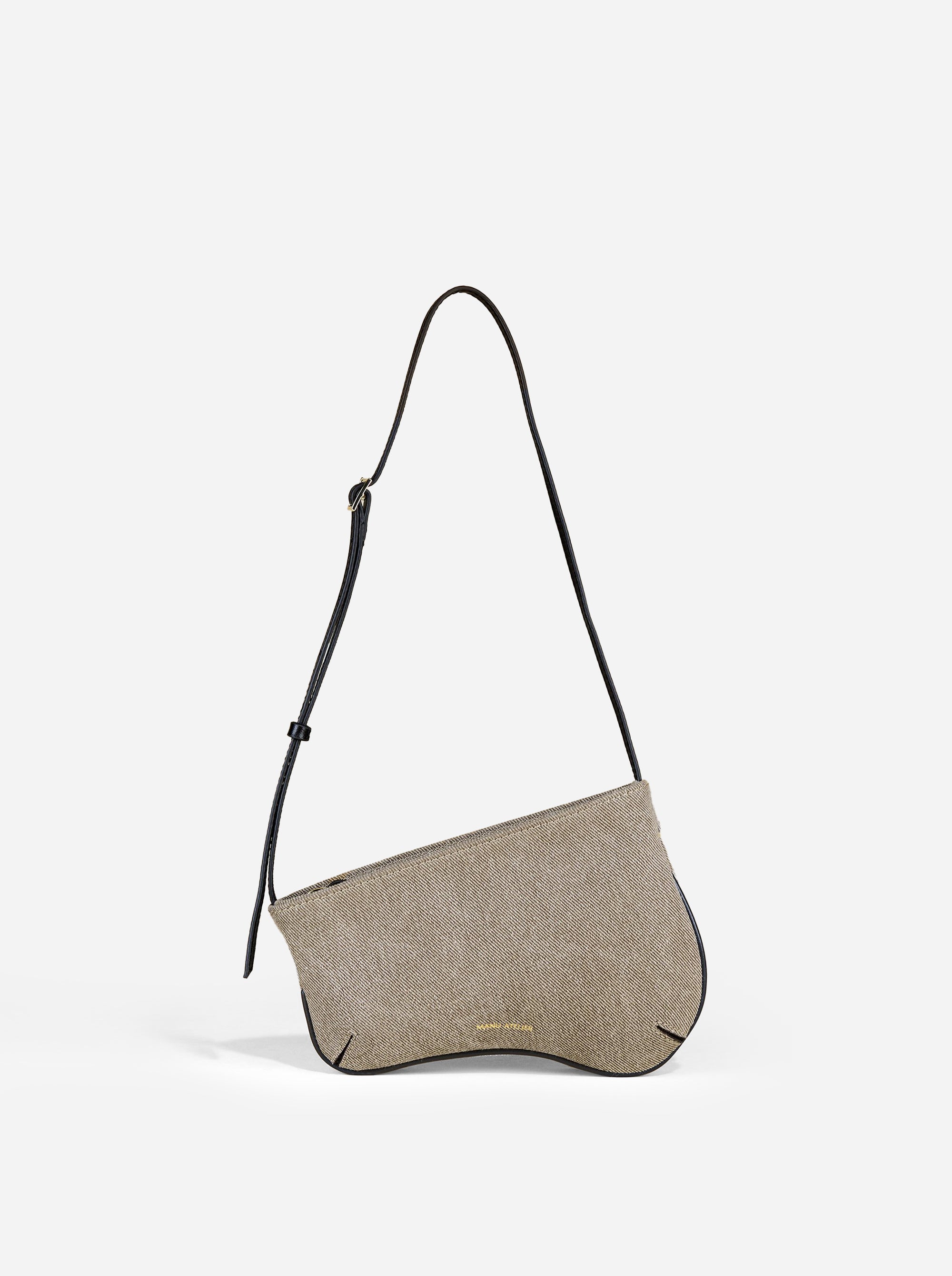 Mini Curve Gray Denim & Black