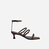 Naomi Sandals Snake Printed Side