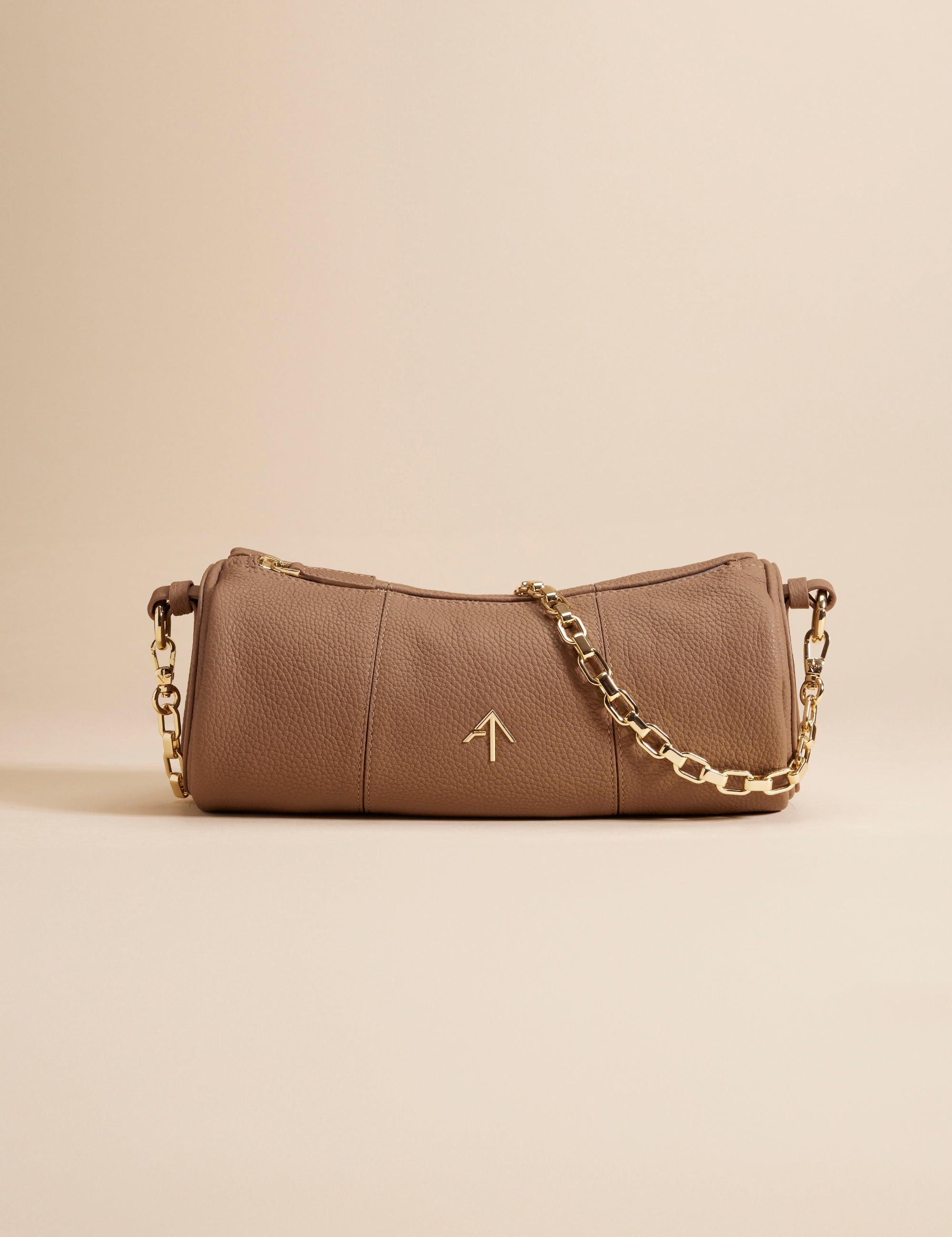 Cylinder Calf Skin Leather Etoupe