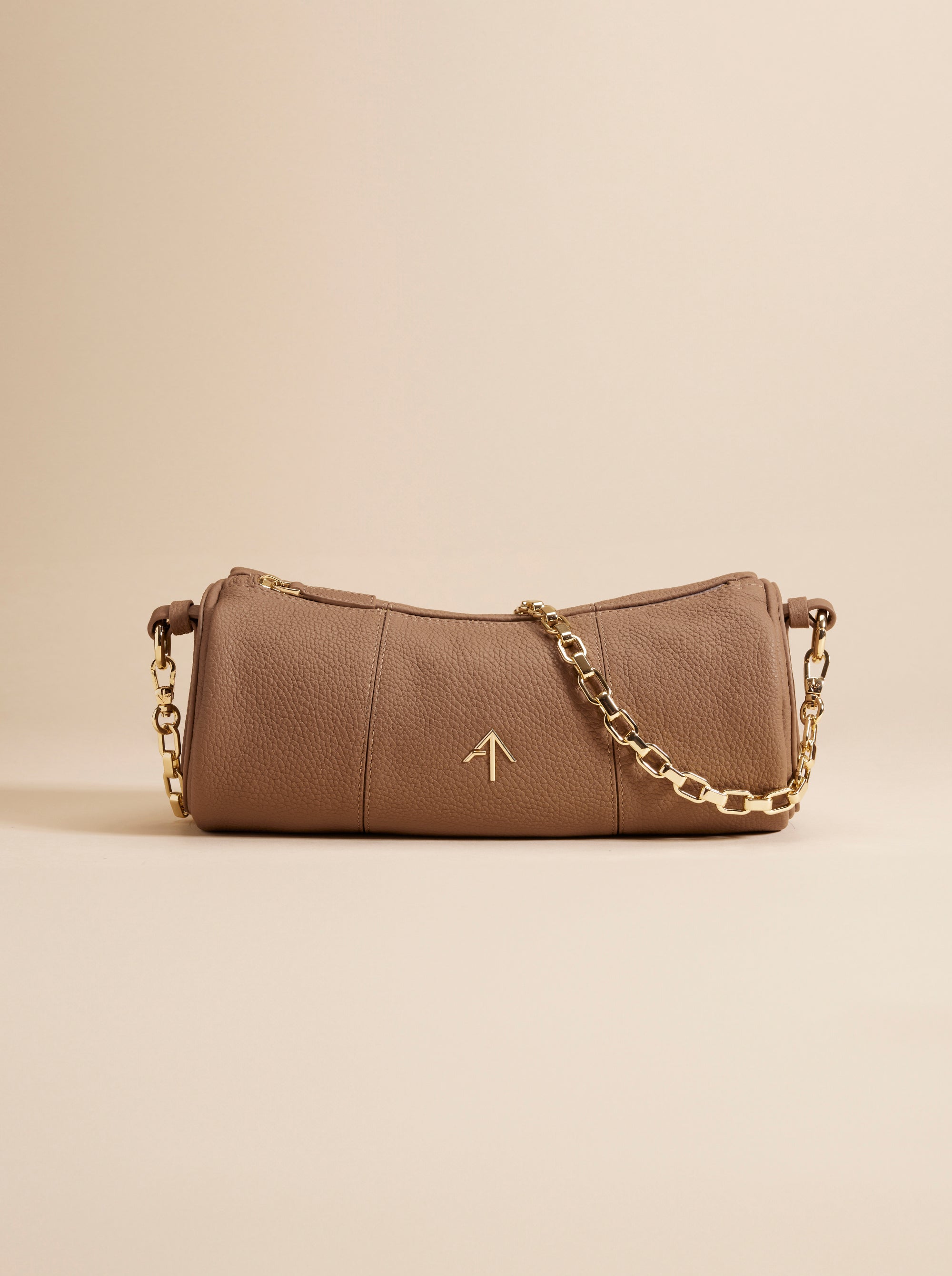 Cylinder Calf Skin Leather Etoupe