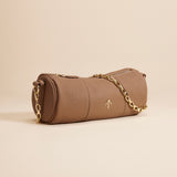 Cylinder Calf Skin Leather Etoupe 2 