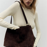 Eterno Deep Brown Suede
