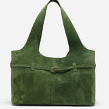 Cambon Cabas Velvet Green Suede