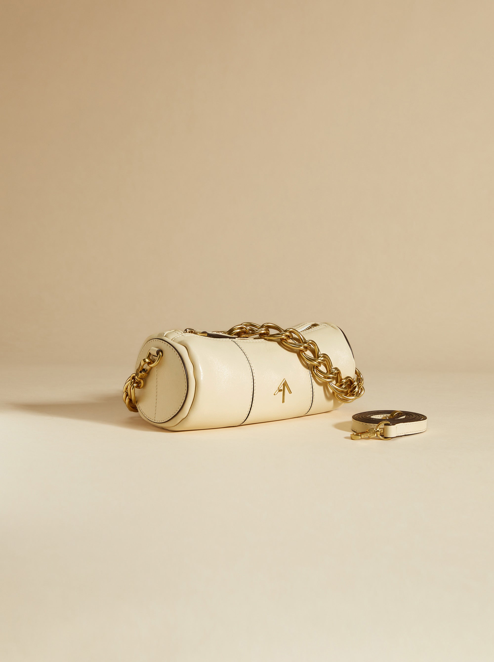 XX Mini Cylinder Soft Calf Leather Vanilla 2