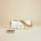 XX Mini Cylinder Soft Calf Leather White 