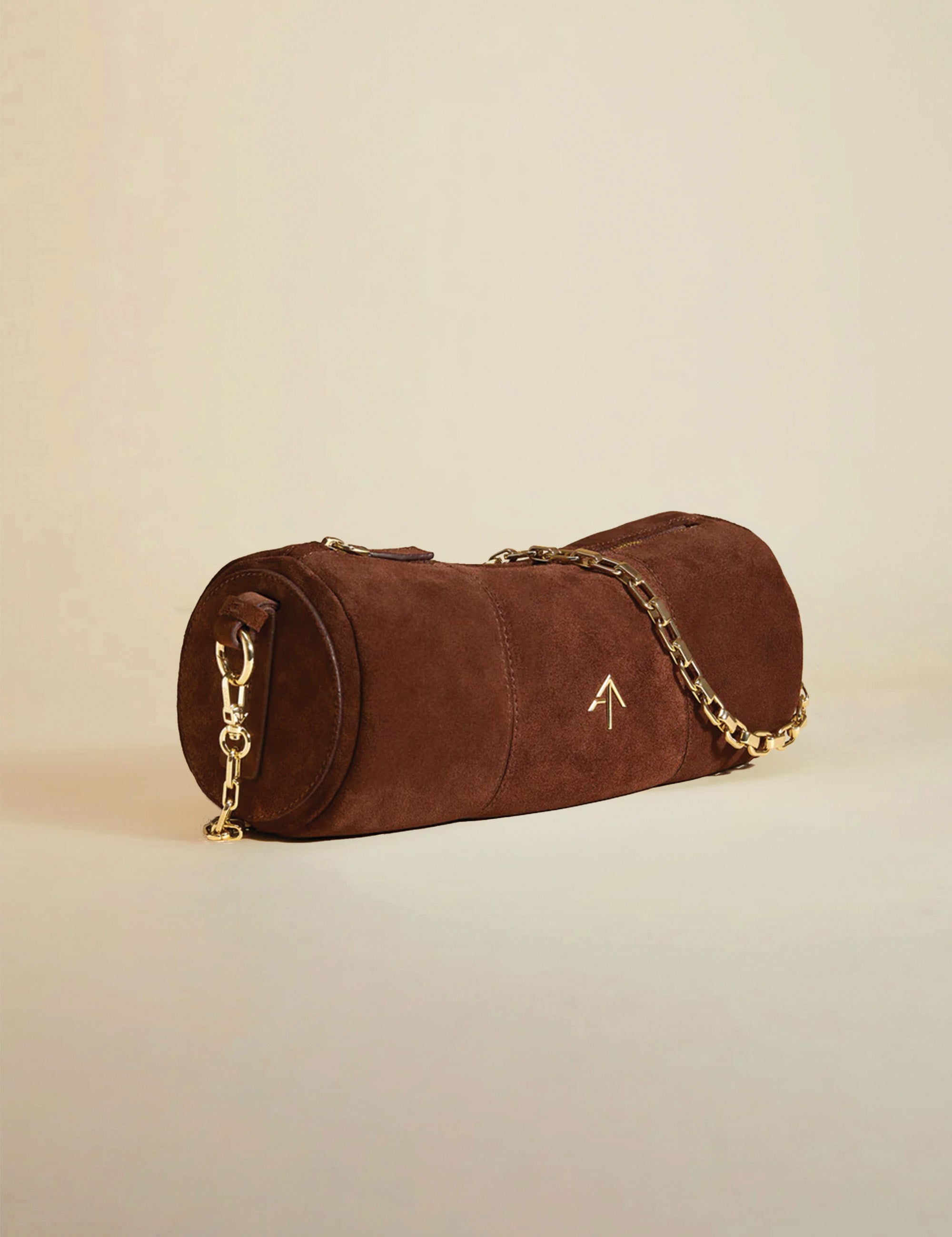 Cylinder Chocolate Suede Side