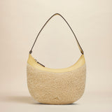 Manu Mini Hobo Banana Shearling 