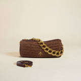 XX Mini Cylinder Reddish Brown Crochet