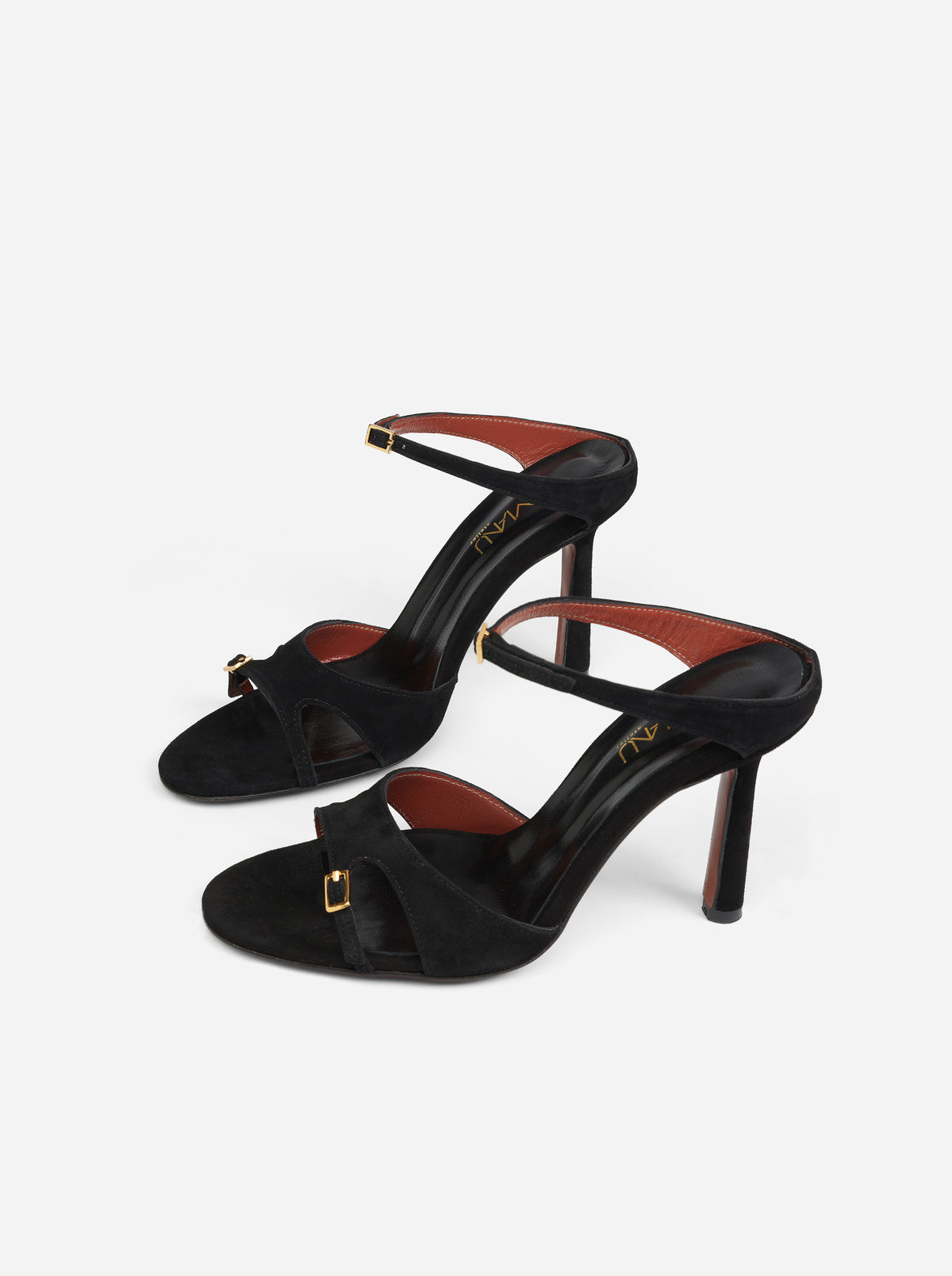 Almond Toe Chunky Heel Sandals