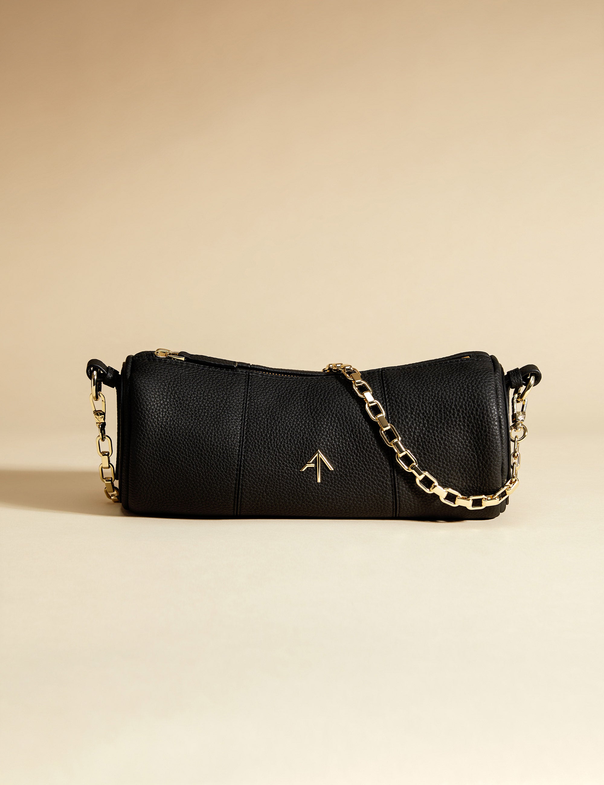 Cylinder Calf Skin Leather Black
