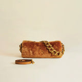 XX Mini Cylinder Shearling Soft Calf Leather Safari 