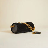 XX Mini Cylinder Black Shearling Side