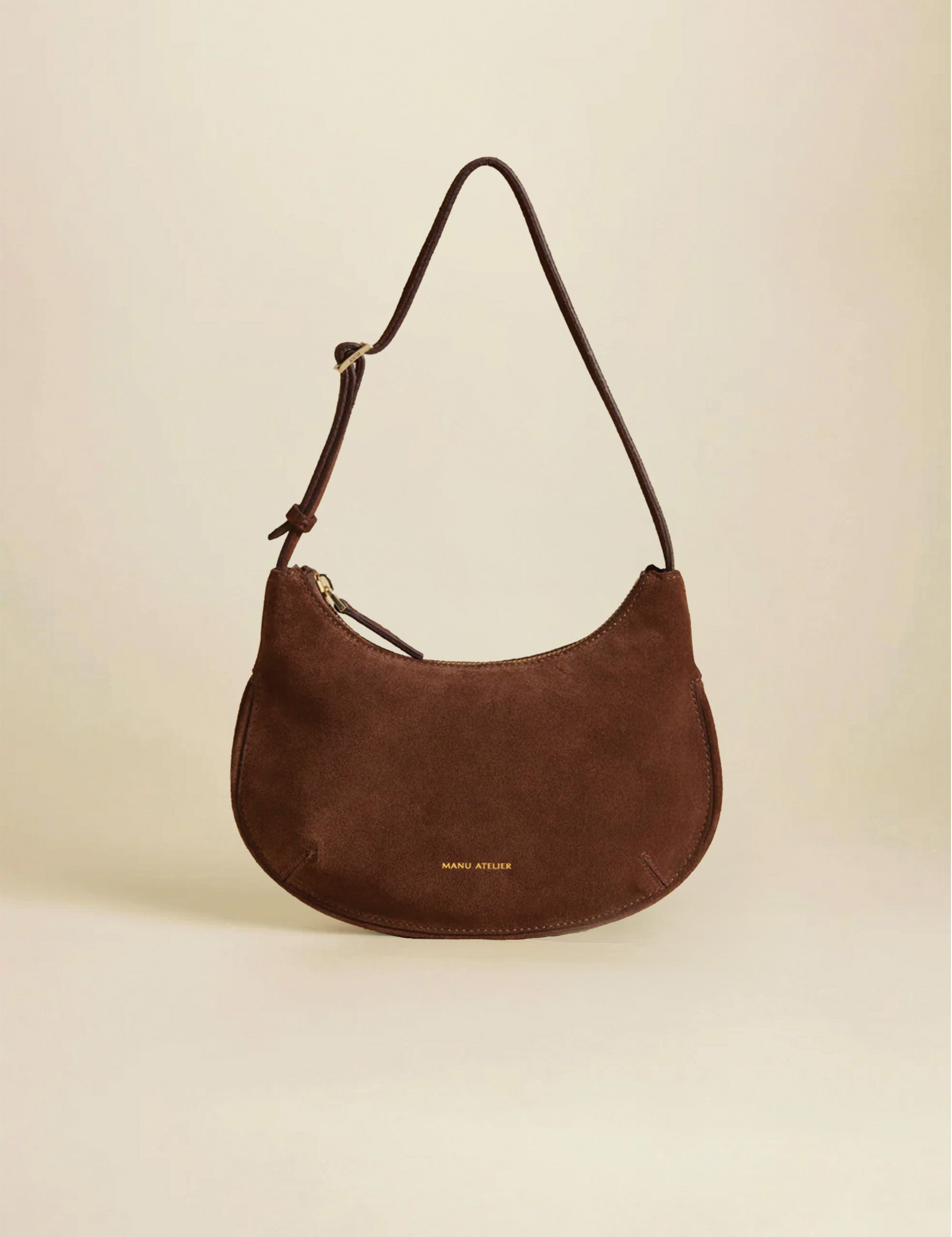Ilda Suede Leather Chocolate