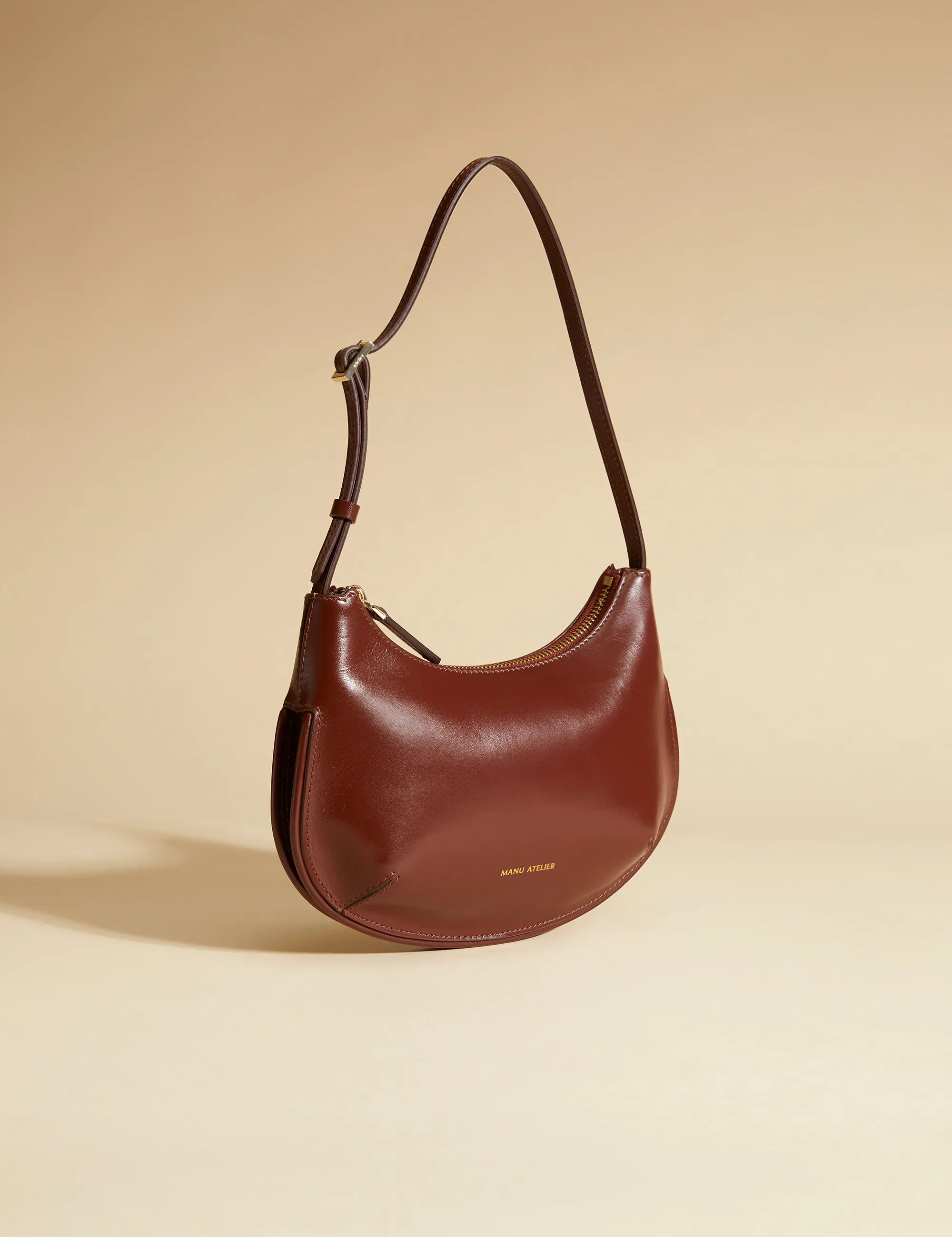 Ilda Vegetable Tanned Calf Leather Reddish Brown 2