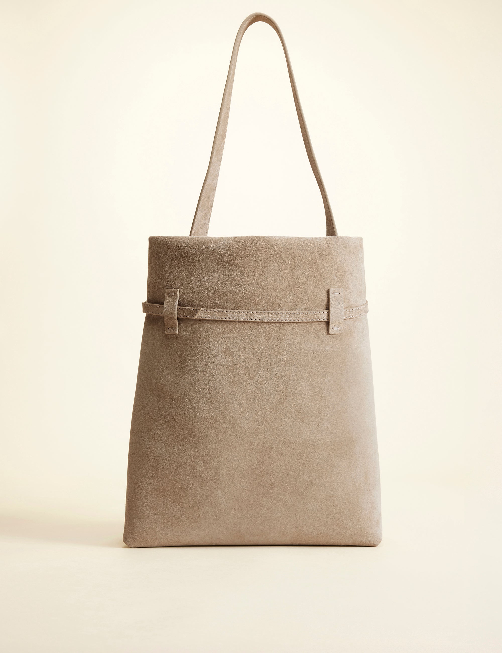 Tote du Jour Linen Suede Back