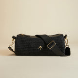 Cylinder Handwoven Crochet  Black 2 