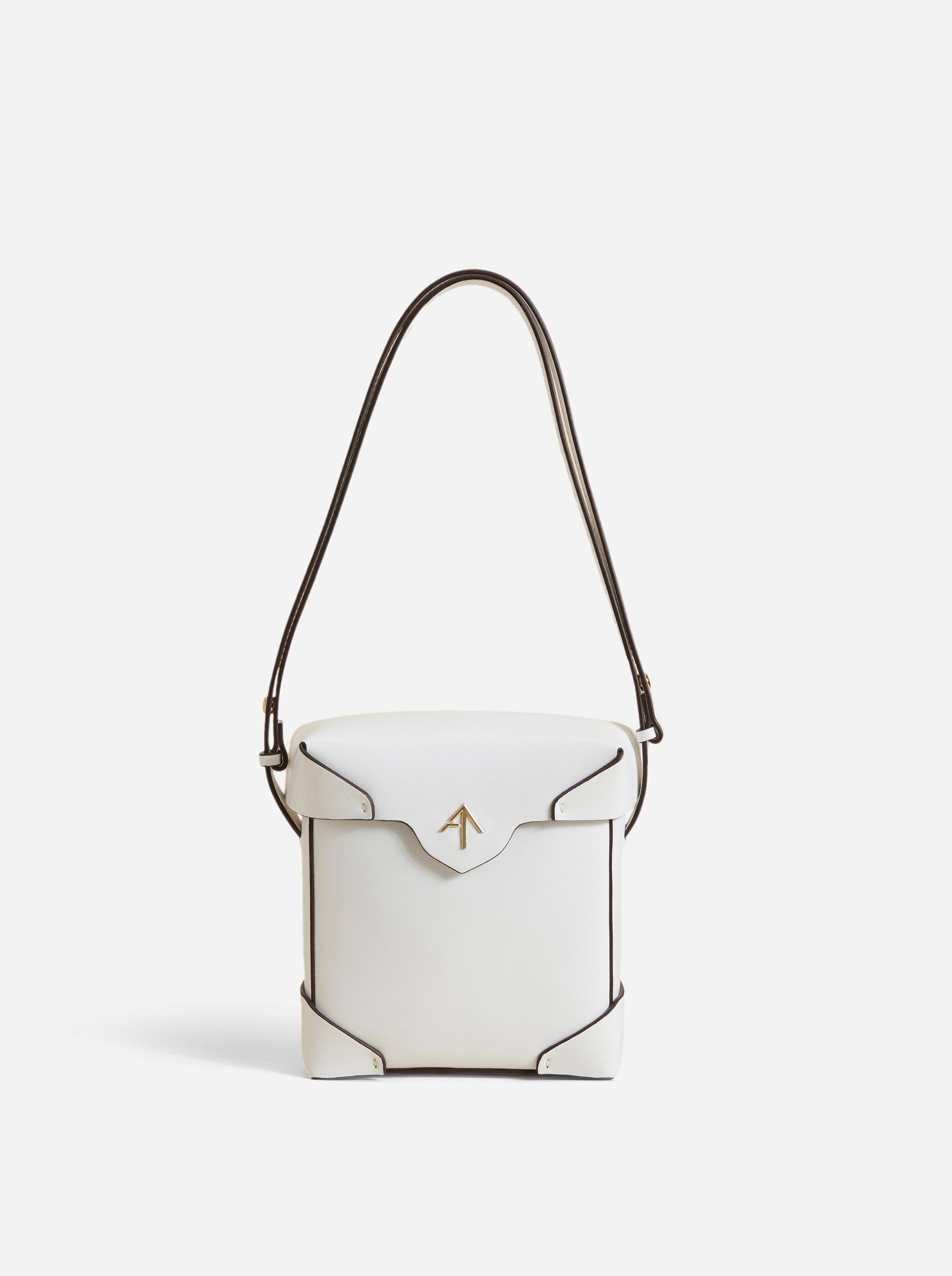 【MANU atelier】Mini Curve ショルダーバッグ アイボリー Mini Bags by Manu Atelier