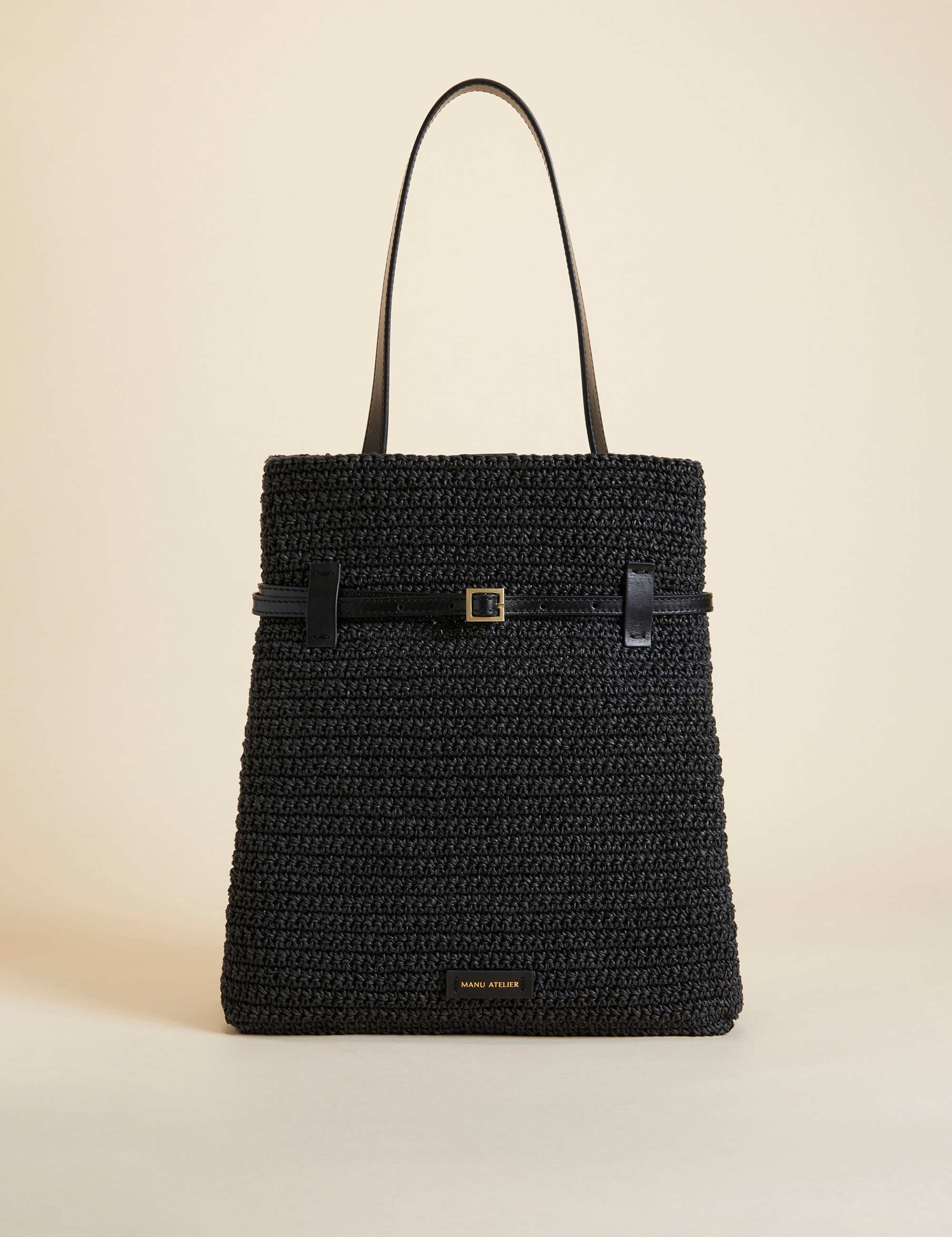 Tote du Jour Black Crochet