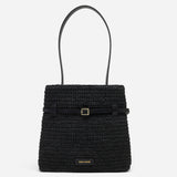 MINI TOTE DU JOUR BLACK CROCHET 