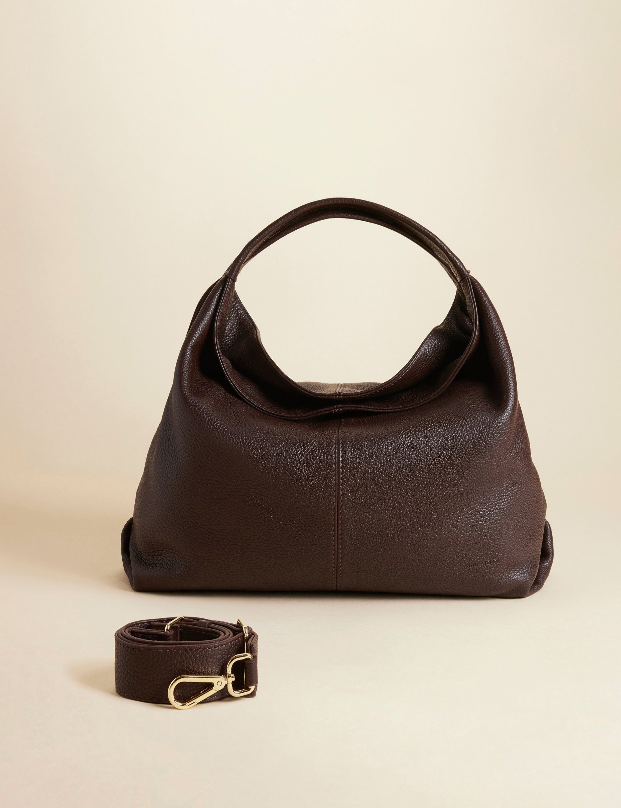Gala Calf Skin Leather Deep Brown 