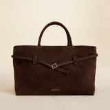 Le Cambon 35 Deep Brown Suede Belt