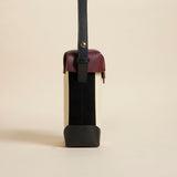 2000 × 2680px  Mini Pristine SOFT CALF LEATHER & VEGETABLE TANNED CALF LEATHER & SUEDE LEATHER Merlot & Vanilla & Black 