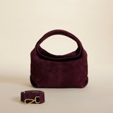 Mini Gala Suede Merlot 