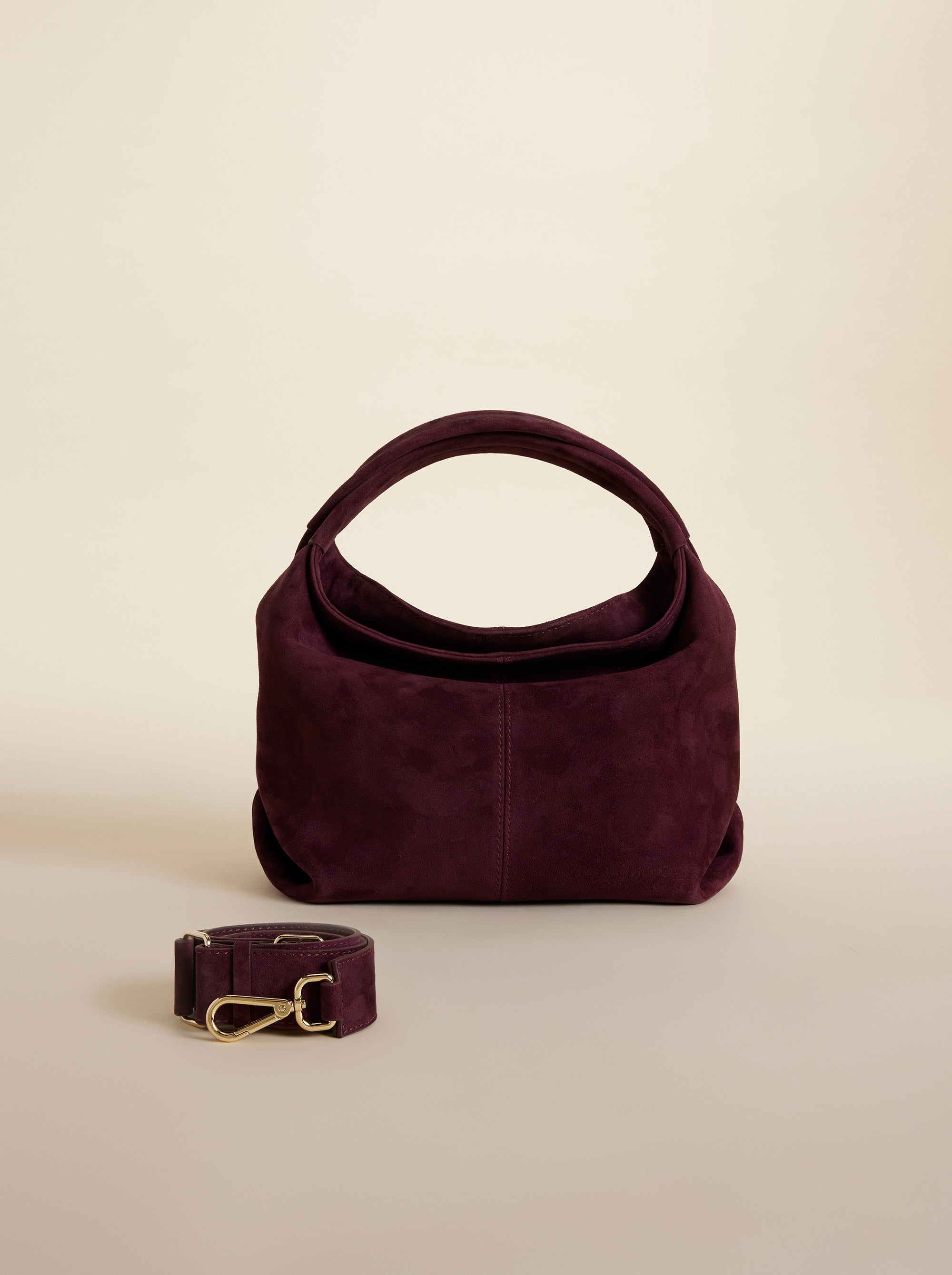 Mini Gala Suede Merlot 