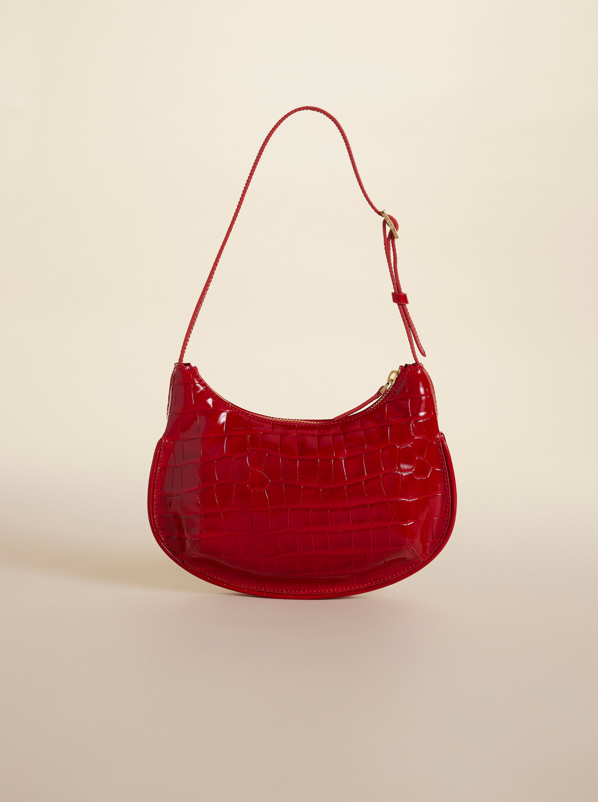 Ilda Croc Embossed Red 