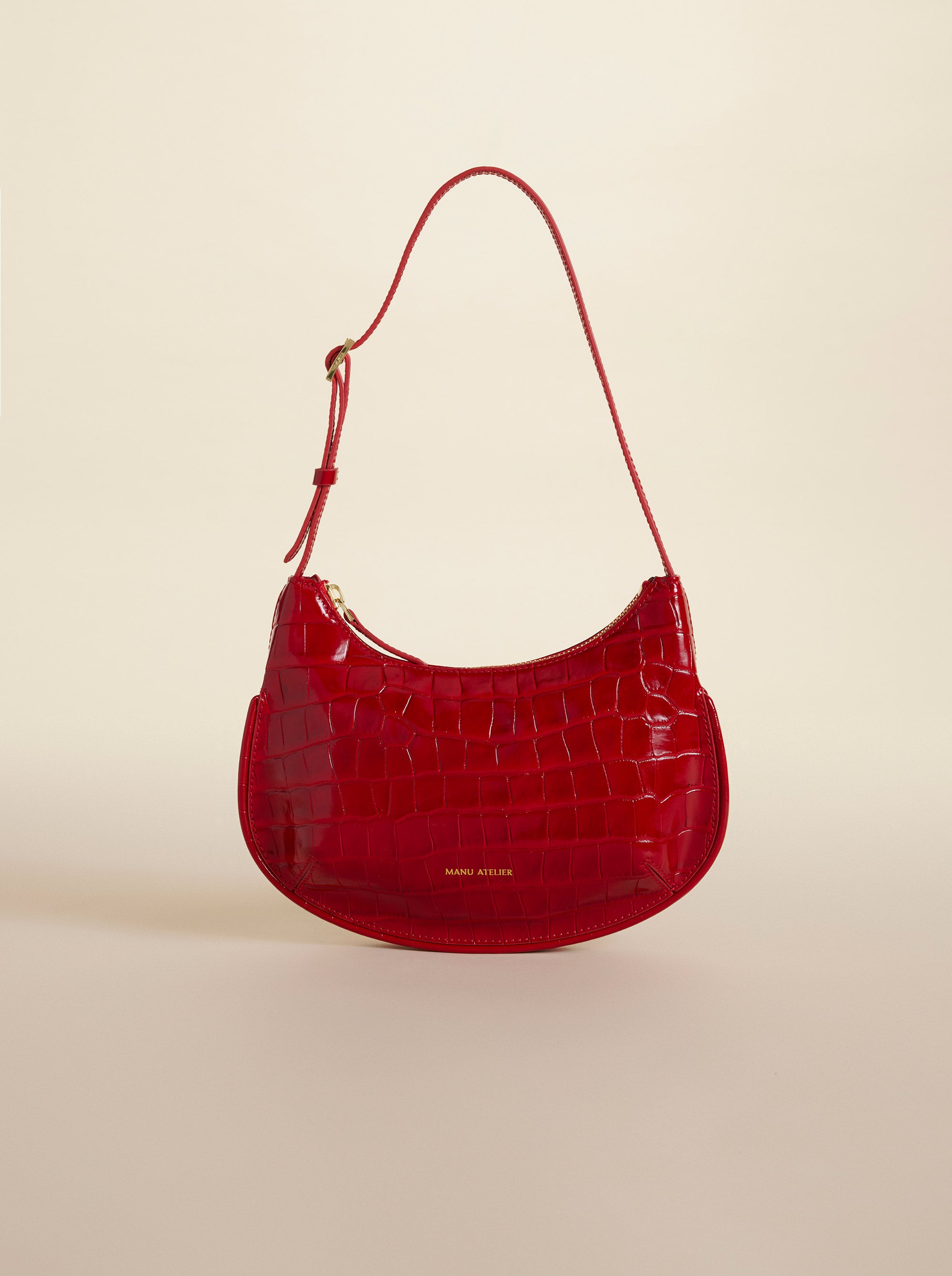 Ilda Croc Embossed Red 